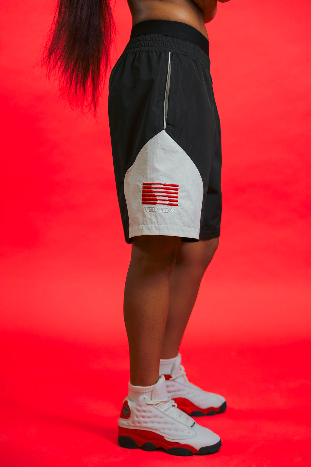 V-Sport Nylon Tracksuit Set