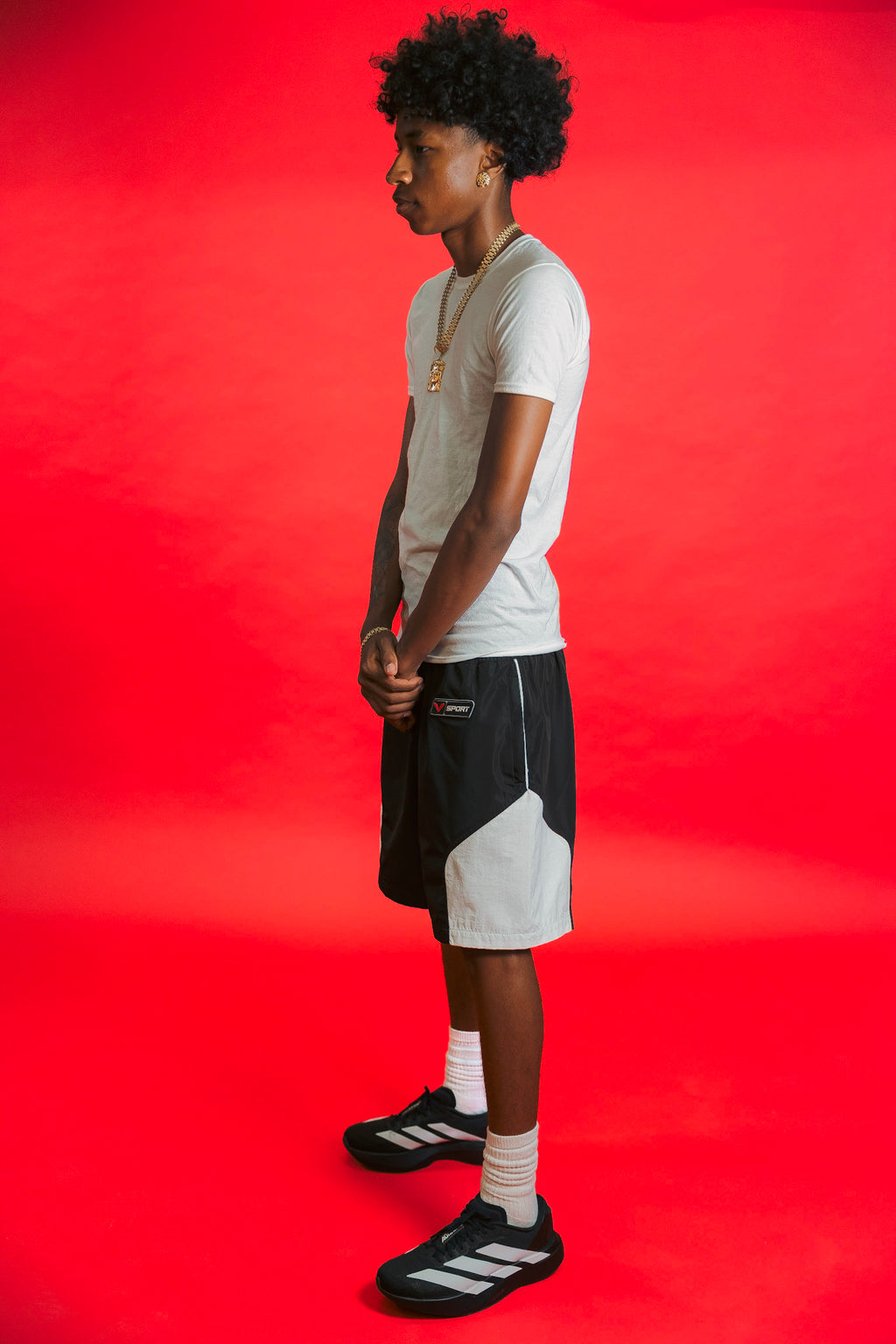 V-Sport Nylon Tracksuit Set